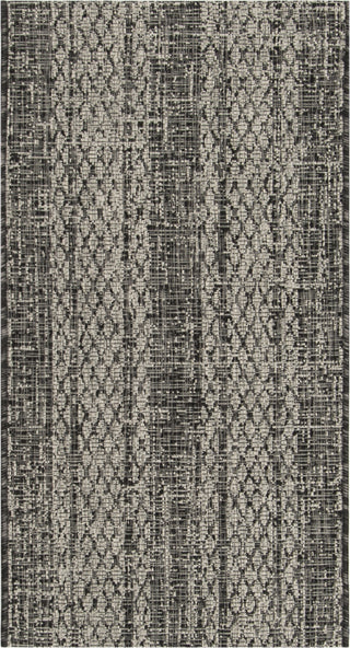 Safavieh Courtyard CY8736 Light Grey/Black Area Rug main image