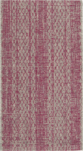 Safavieh Courtyard CY8736 Light Grey/Fuchsia Area Rug main image