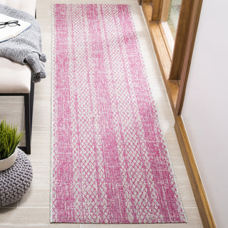 Safavieh Courtyard CY8736 Light Grey/Fuchsia Area Rug  Feature