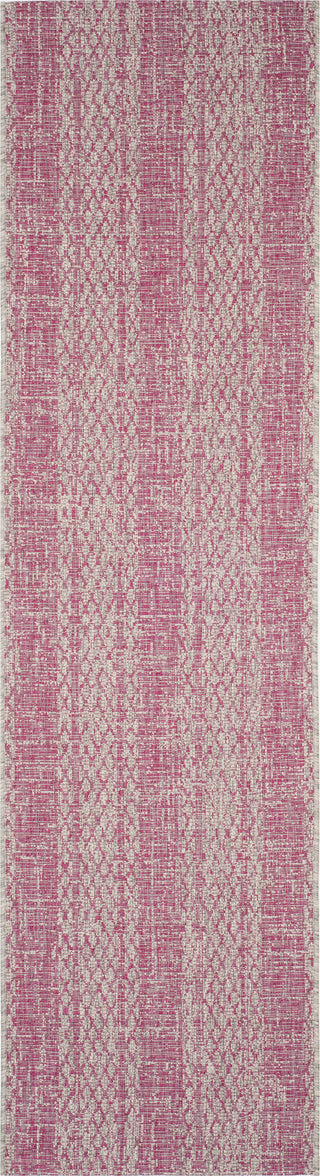 Safavieh Courtyard CY8736 Light Grey/Fuchsia Area Rug 