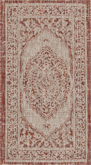 Safavieh Courtyard CY8751 Light Beige/Terracotta Area Rug main image