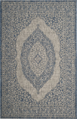 Safavieh Courtyard CY8751 Light Grey/Blue Area Rug main image