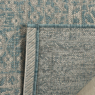 Safavieh Courtyard CY8751 Light Grey/Aqua Area Rug 