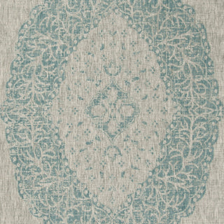 Safavieh Courtyard CY8751 Light Grey/Aqua Area Rug 