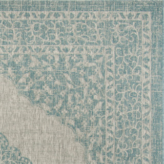 Safavieh Courtyard CY8751 Light Grey/Aqua Area Rug 