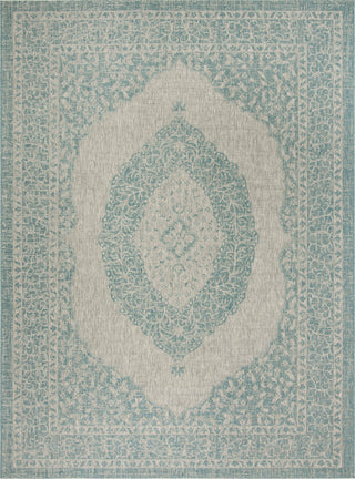 Safavieh Courtyard CY8751 Light Grey/Aqua Area Rug 