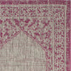 Safavieh Courtyard CY8751 Light Grey/Fuchsia Area Rug 