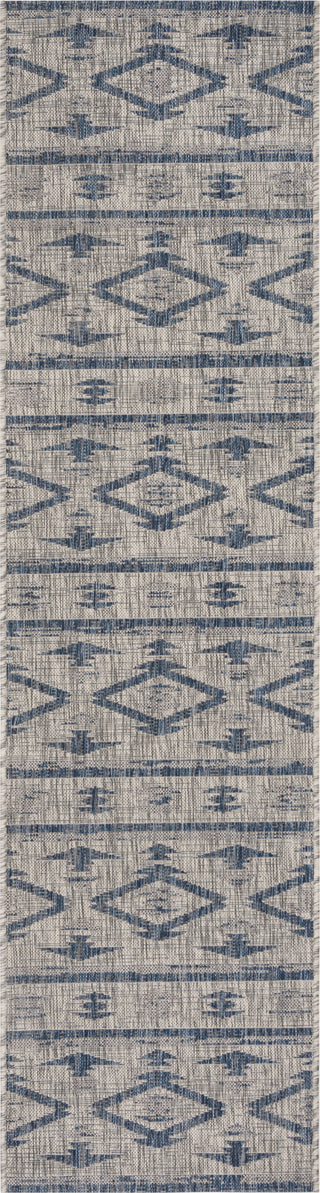 Safavieh Courtyard CY8863 Grey/Navy Area Rug 