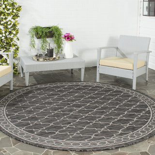 Safavieh Courtyard CY8871 Black/Beige Area Rug 