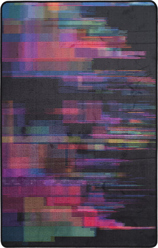 Safavieh Daytona DAY103F Black/Fuchsia Area Rug 