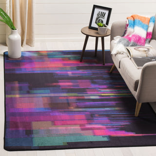 Safavieh Daytona DAY103F Black/Fuchsia Area Rug  Feature