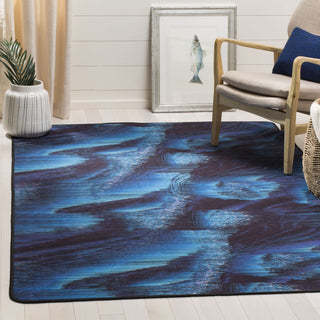 Safavieh Daytona DAY120K Black/Turquoise Area Rug  Feature