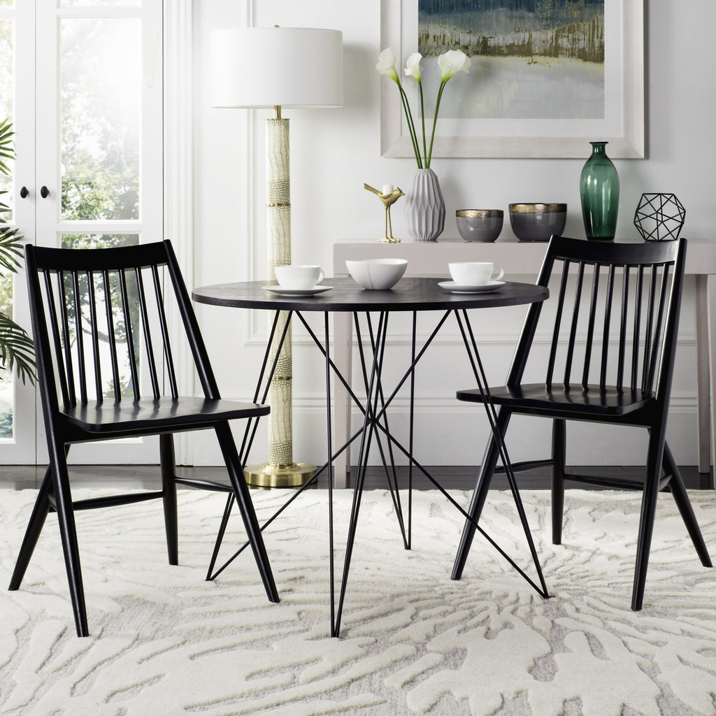 Safavieh Wren Spindle Dining Chair Black  Feature