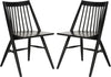 Safavieh Wren 19''H Spindle Dining Chair Black Furniture 