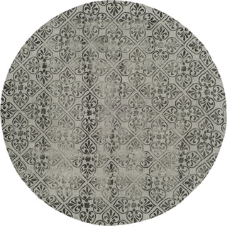 Safavieh Dip Dye 101 Grey Area Rug Round