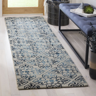 Safavieh Dip Dye 101 Grey/Charcoal Area Rug Room Scene