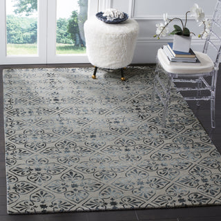 Safavieh Dip Dye 101 Grey/Charcoal Area Rug Room Scene