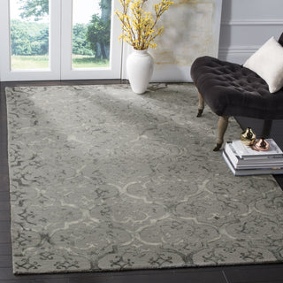 Safavieh Dip Dye 102 Grey Area Rug Room Scene Feature