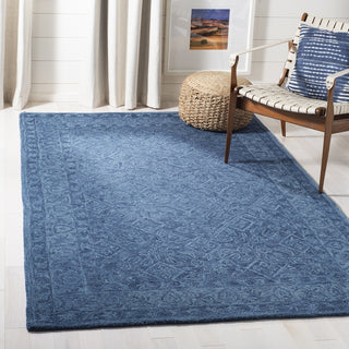 Safavieh Dip Dye 151 Navy Blue Area Rug Room Scene Feature