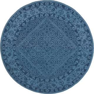 Safavieh Dip Dye 151 Navy Blue Area Rug Round