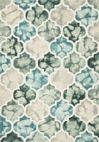 Safavieh Dip Dye 301 Teal/Ivory Area Rug main image