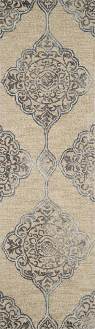 Safavieh Dip Dye 510 Beige/Blue Area Rug Runner