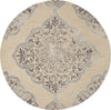 Safavieh Dip Dye 510 Beige/Blue Area Rug Round