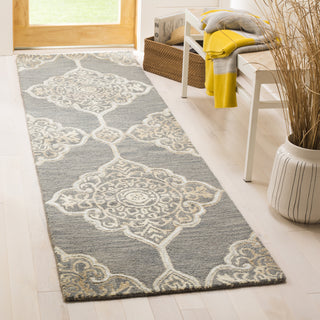 Safavieh Dip Dye 510 Slate/Beige Area Rug Room Scene