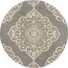 Safavieh Dip Dye 510 Slate/Beige Area Rug Round