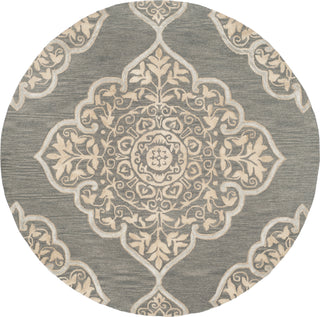 Safavieh Dip Dye 510 Slate/Beige Area Rug Round