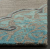Safavieh Dip Dye 510 Grey/Turquoise Area Rug Detail