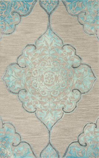 Safavieh Dip Dye 510 Grey/Turquoise Area Rug Main