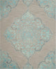 Safavieh Dip Dye 510 Grey/Turquoise Area Rug Main