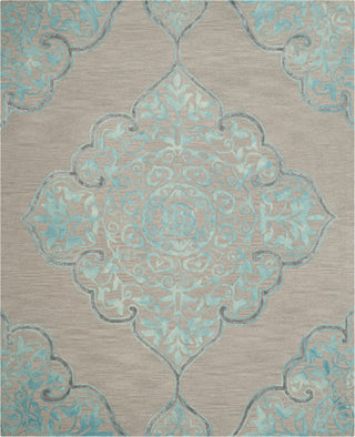 Safavieh Dip Dye 510 Grey/Turquoise Area Rug Main