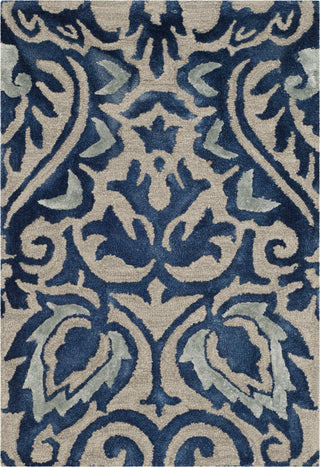 Safavieh Dip Dye 511 Royal Blue/Beige Area Rug 