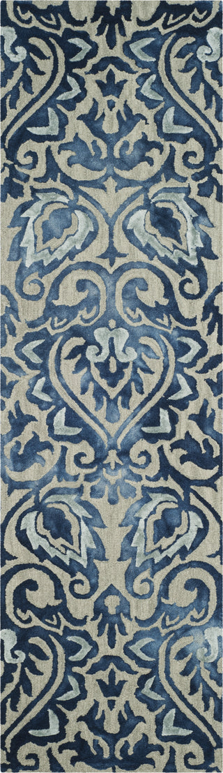 Safavieh Dip Dye 511 Royal Blue/Beige Area Rug Runner