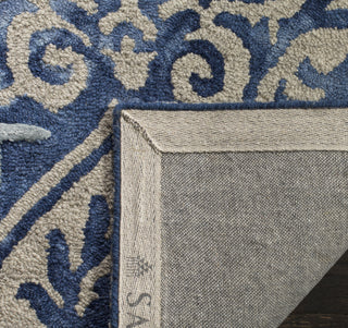 Safavieh Dip Dye 511 Royal Blue/Beige Area Rug Backing