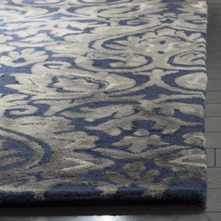 Safavieh Dip Dye 511 Navy/Grey Area Rug Detail