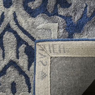 Safavieh Dip Dye 511 Navy/Grey Area Rug Backing