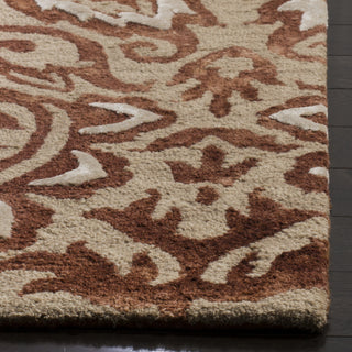 Safavieh Dip Dye 511 Copper/Beige Area Rug Detail