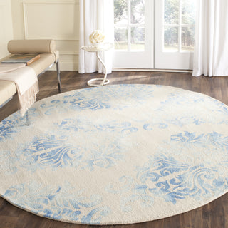 Safavieh Dip Dye 516 Beige/Blue Area Rug Room Scene