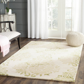 Safavieh Dip Dye 516 Beige/Green Area Rug Room Scene Feature