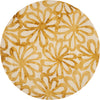 Safavieh Dip Dye 527 Beige/Gold Area Rug Round