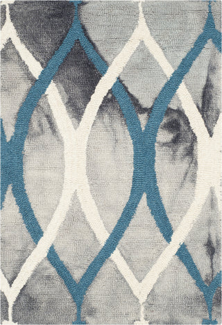 Safavieh Dip Dye 534 Grey/Ivory Blue Area Rug 