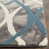 Safavieh Dip Dye 534 Grey/Ivory Blue Area Rug Detail