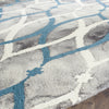 Safavieh Dip Dye 534 Grey/Ivory Blue Area Rug Detail