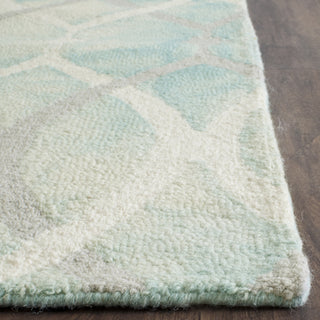 Safavieh Dip Dye 534 Green/Ivory Grey Area Rug Detail