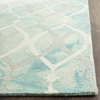 Safavieh Dip Dye 534 Green/Ivory Grey Area Rug Detail