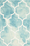 Safavieh Dip Dye 535 Turquoise/Ivory Area Rug 