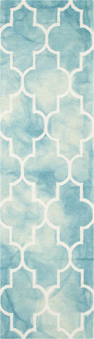 Safavieh Dip Dye 535 Turquoise/Ivory Area Rug Runner